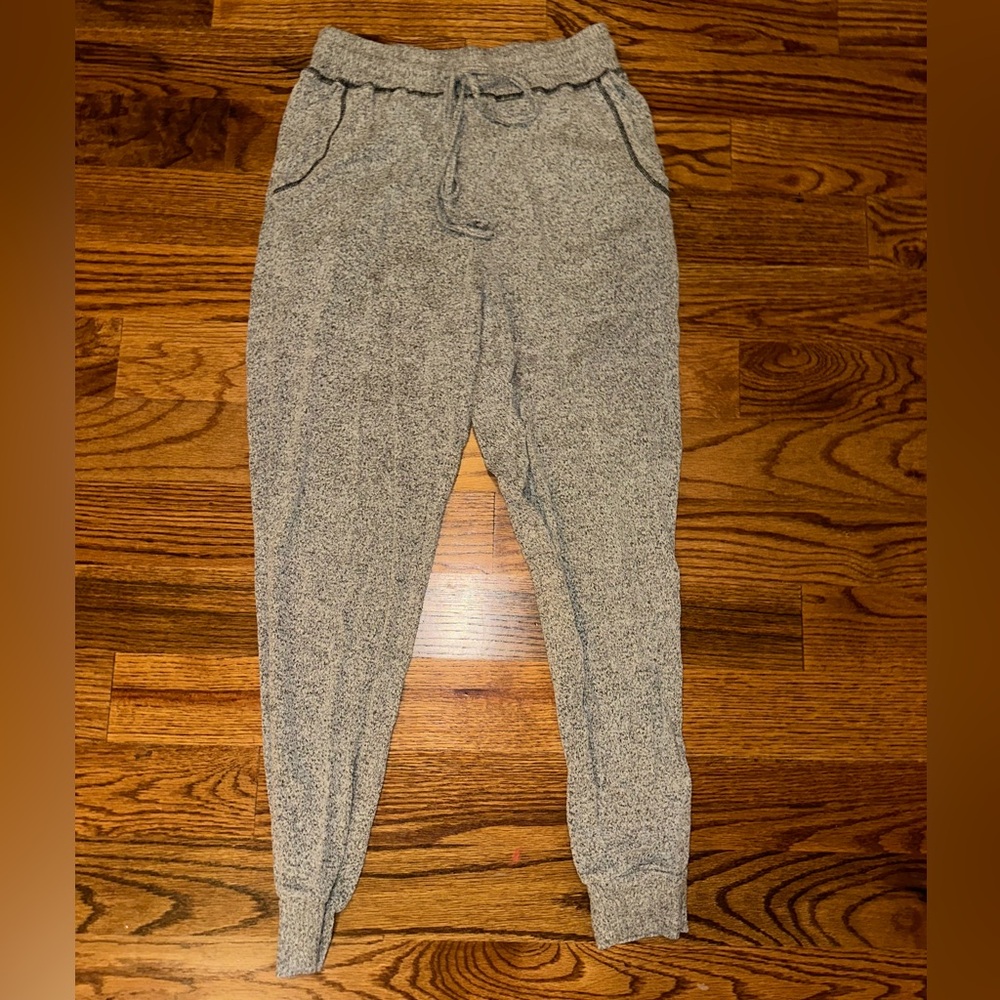 Light gray and dark gray MonoB joggers
